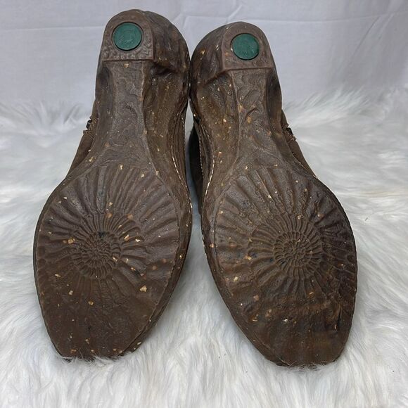 El Naturalista Rustic Brown Ankle Booties size 40 - Picture 7 of 8